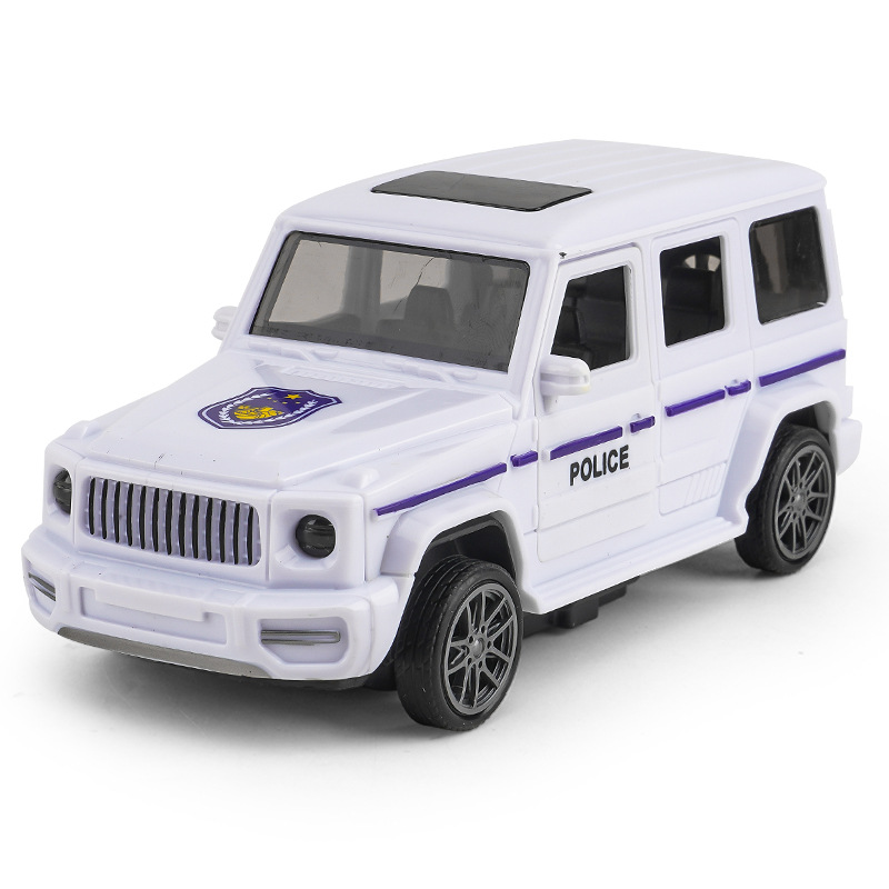 Juguete de doble puerta de simulación para niños modelo de coche inercial coche de luz y sonido coche de policía de bomberos juguetes para niños