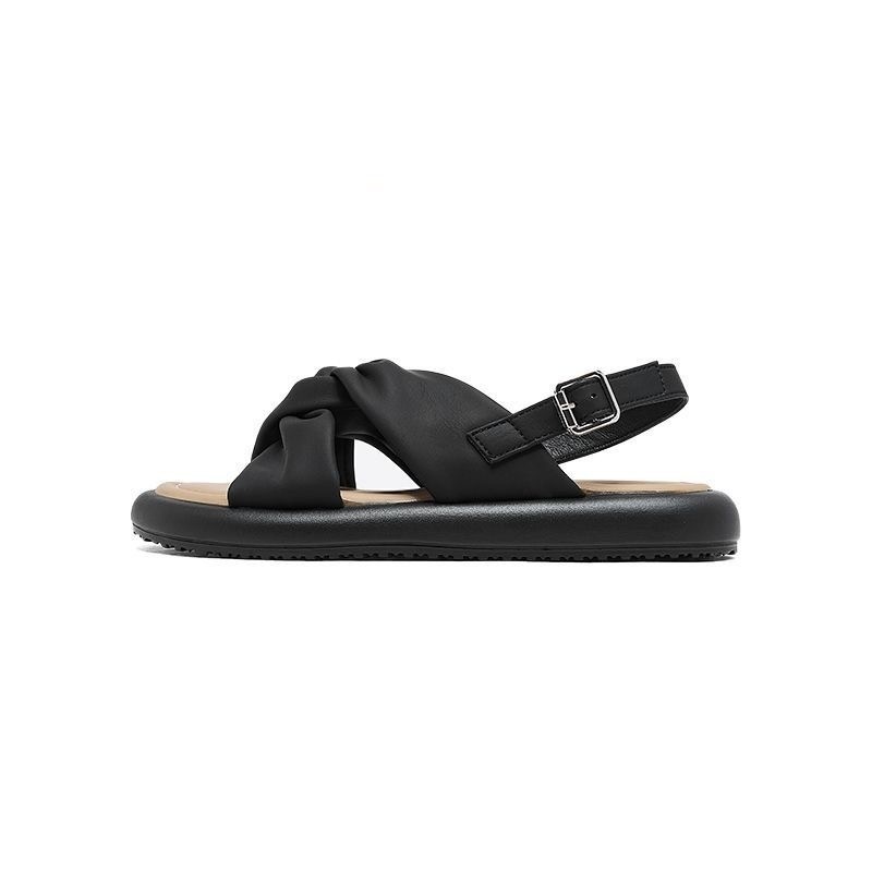 Sandalias antideslizantes ultra suaves de fondo plano para mujeres 2026 primavera nueva moda de hadas con sandalias de fondo suave