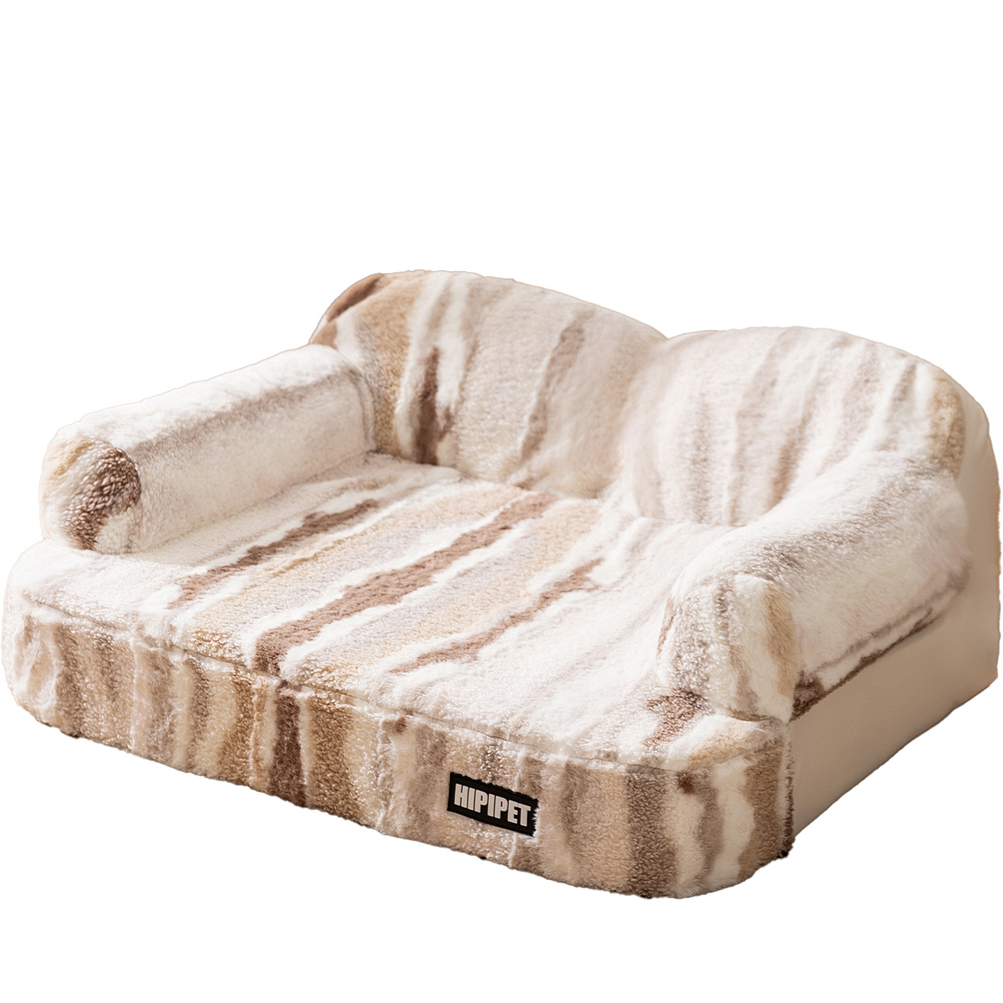 Otoño y invierno rayas de látex sofá nido nuevo tipo abierto perro, gato, gato, cocina de mascotas, cocina de respaldo, pequeña y mediana