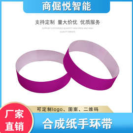 厂家直供杜邦纸手腕带纸质手环会议手环门票儿童公园一次性手腕带