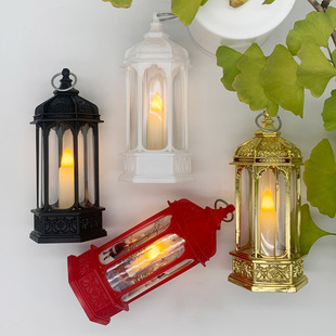 Transparent hexagonal wind lamp Christmas wind lamp led night light Christmas hot selling small wind lamp