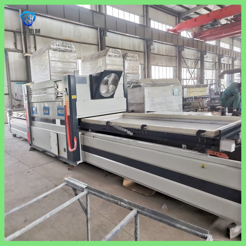 免拉手橱柜门真空覆膜机厂家 双工位高低压免喷胶PVC吸塑膜覆膜机