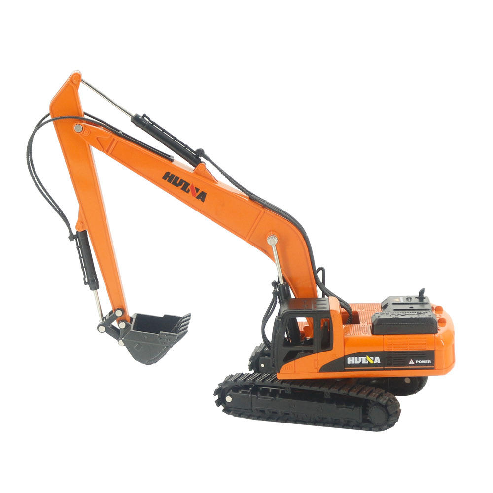 Huina juguete 1:50 aleación estática modelo de construcción coche vehículo de ingeniería para niños juguete excavadora bulldozer regalo