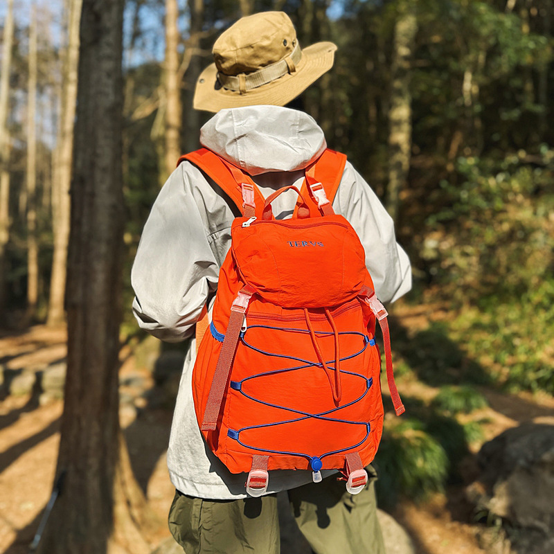 New Outdoor Hiking Bag Drawstring Large Capacity Travel Backpack Nylon Lightweight Camping Hiking Sports Backpack