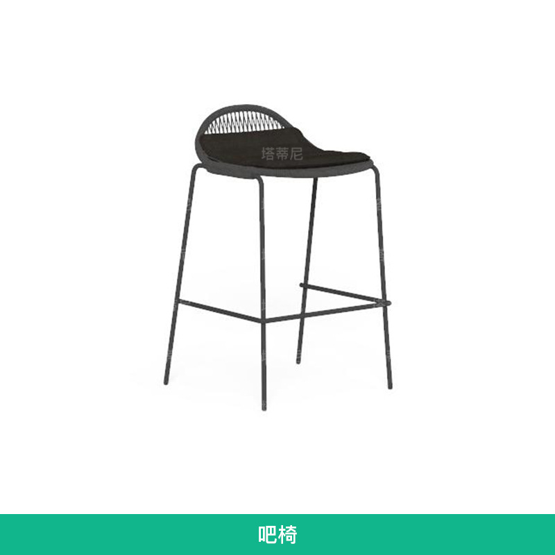 Sofá de exterior para ocio, sillón de jardín moderno y sencillo, diseño de protección solar para una sola persona, muebles de exterior de ratán. image 7