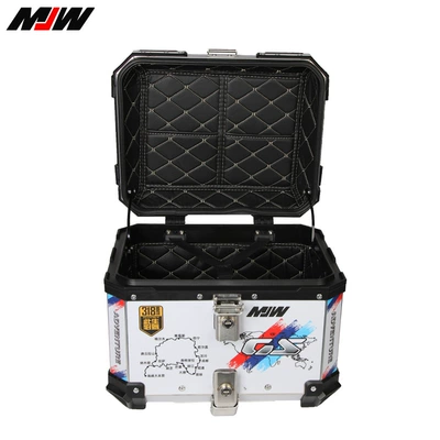 This life must drive motorcycle waterproof trunk aluminum alloy tail box scooter rear tail box electric car reserve box