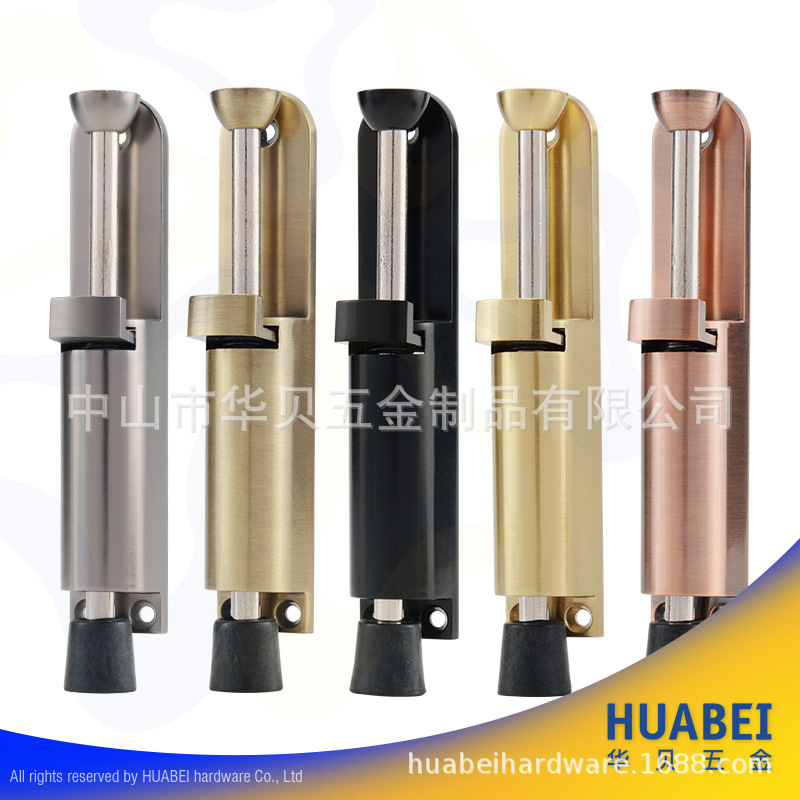 脚踩门顶锌合金门定位器制动器不锈钢脚踏门碰门阻门挡防护防撞