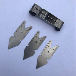 Sku363131 4 Pcs Set 55&60 °   Gauge Measuring Instrument Metric and Inch Integrated Thread Gauge