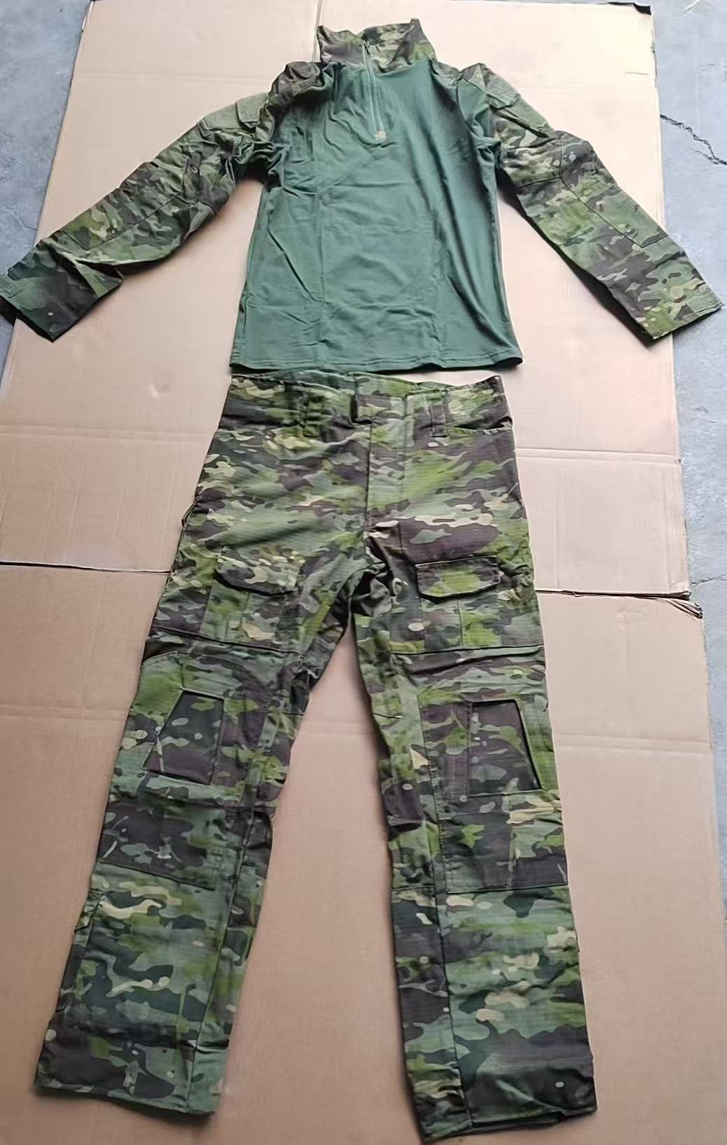 Shanxing G2 Rana Trajes de entrenamiento para hombres manga larga estilo americano al aire libre anti-desgaste trajes físicos de combate a incendios trajes tácticos transpirables