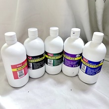 正品新力牌印油回墨印油S-61 500ML装黑红蓝绿紫回墨印章专用油墨