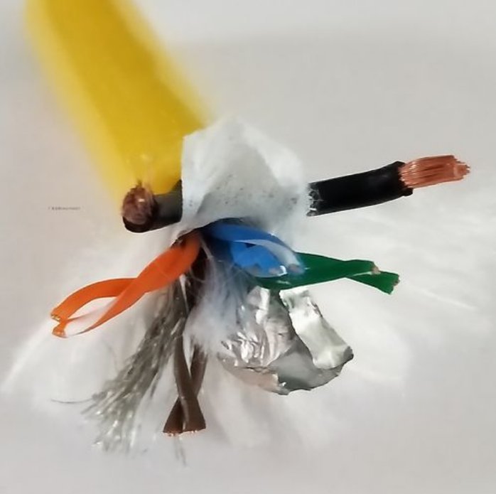 厂家直供 贴纸米标电缆 测斜仪电缆 TPU聚氨酯护套抗垃耐磨电缆