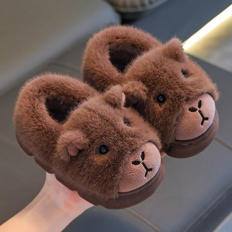 Bolsos de invierno para niños, zapatos de tacones de algodón para niños, zapatillas de algodón para padres y niños, niños mayores y niños.