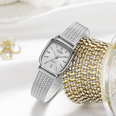 歌迪中古精緻女表小眾高級感火花紋面質感腕錶輕奢高顏值防水手錶