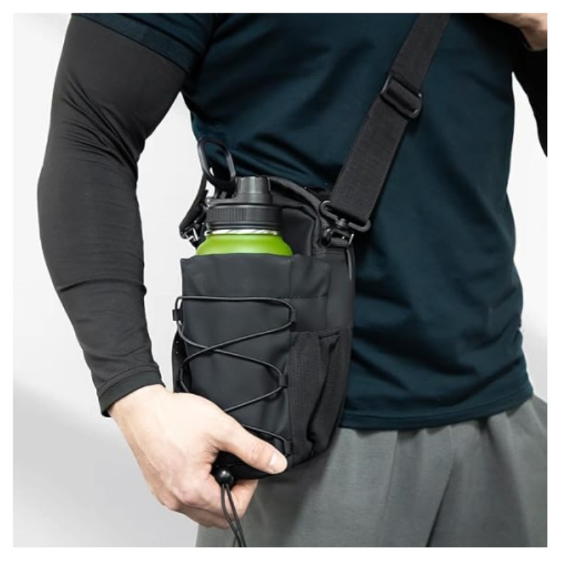Bolsa de hervidor de cuerda transfronteriza gimnasio bolsa de hervidor de absorción magnética multifuncional bolsa de teléfono móvil al aire libre