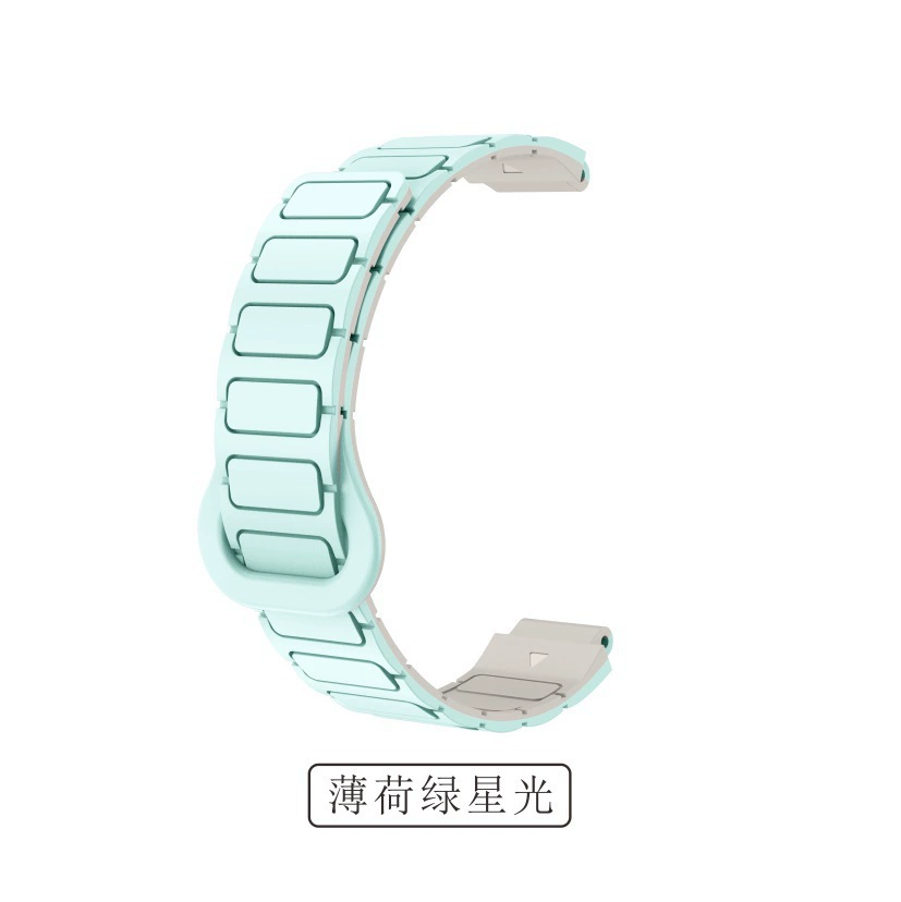 Подходит для Samsung/Huawei/Huami/Garmin/Loop I-образный магнитный силиконовый ремешок 12/18/20/22 мм