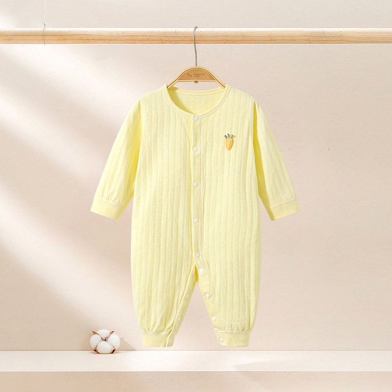 Primavera, otoño, verano, ropa de otoño delgada de algodón recién nacido para niños y niñas, ropa de bebé image 8