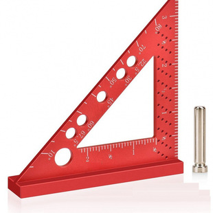 Woodworking right angle ruler locator fixture right angle 90 degree positioning triangle ruler block right angle clip