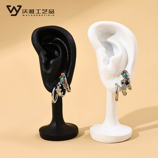 Cross-border Hot Earrings Model Display Stand Simulation Ear Jewelry Jewelry Store Live Earrings Shooting Display Props