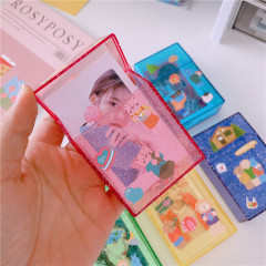 Star card Guka collection and organization box storage box card case protective shell glitter DIY packaging photo cigarette box