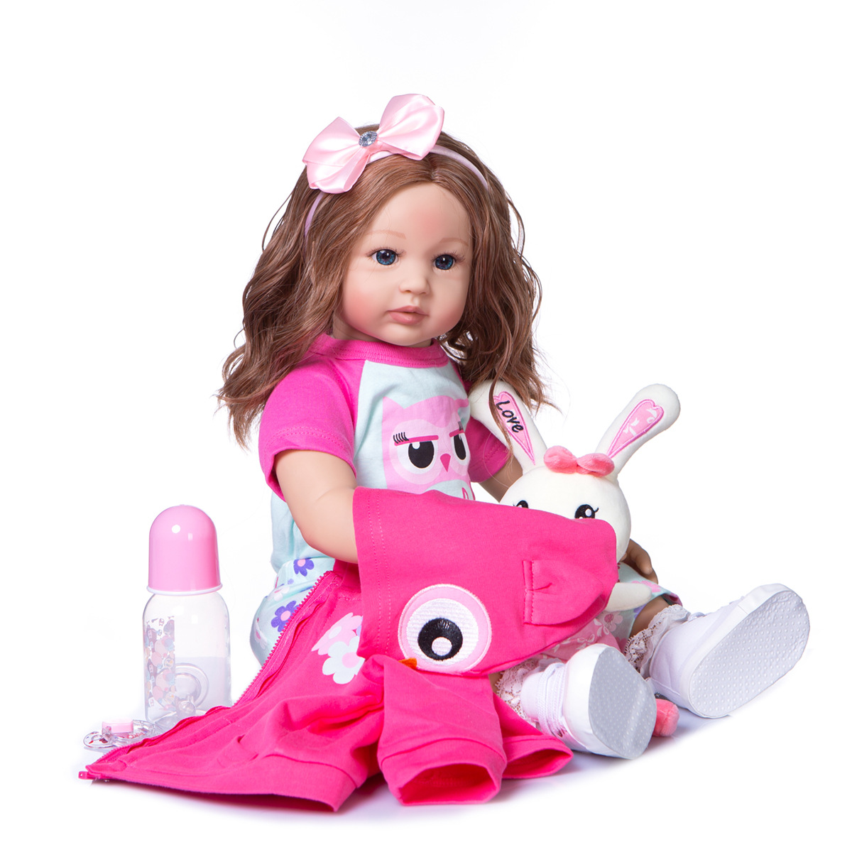 60cm renacer muñeca simulación reborn princesa Pelo Largo suministro de comercio exterior 1811