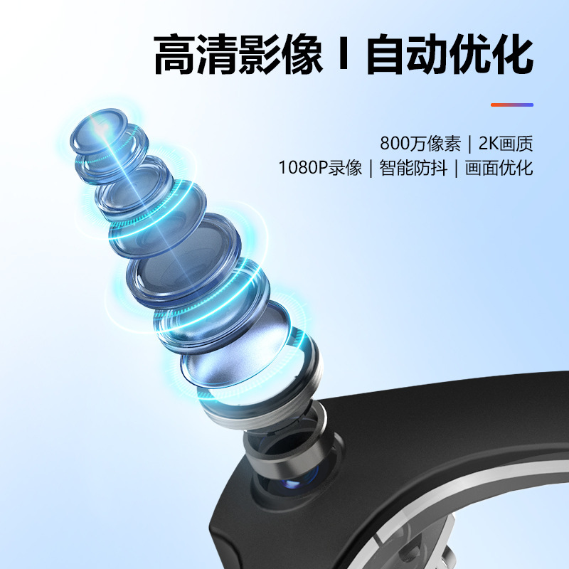 智能新款AI无线蓝牙眼镜防抖降噪听歌语音通话录音录像物体识别|undefined