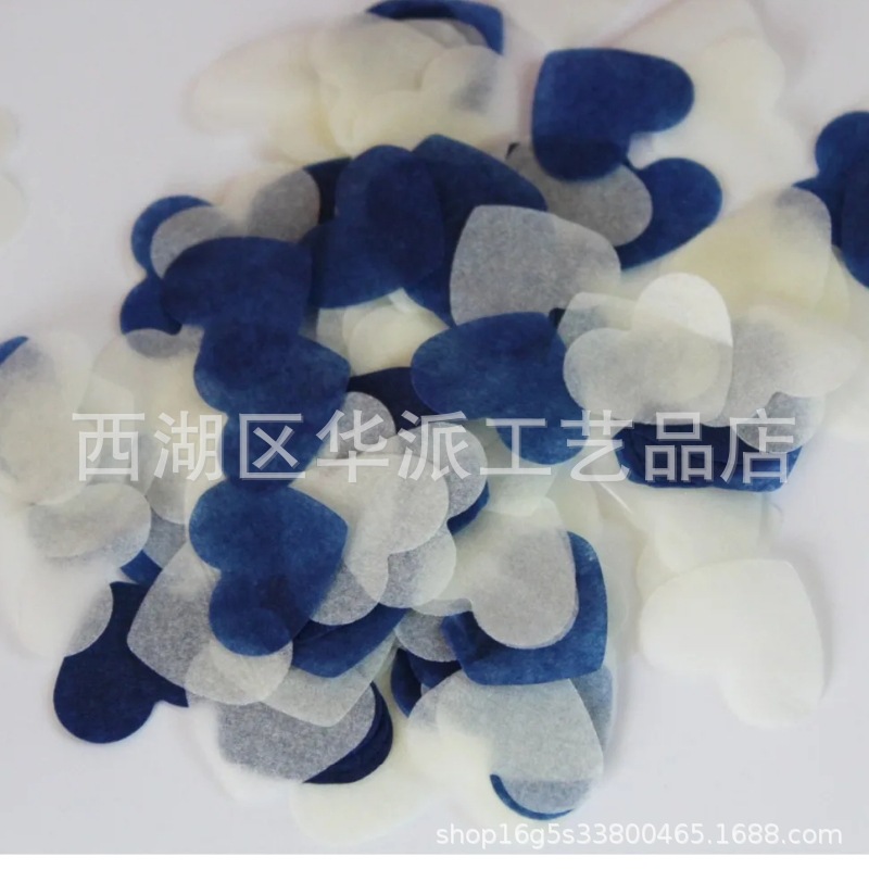 10g colorido 2.5cm confeti de amor fiesta de bodas de San Valentín sosteniendo pétalos globos transparentes relleno de bola de olas