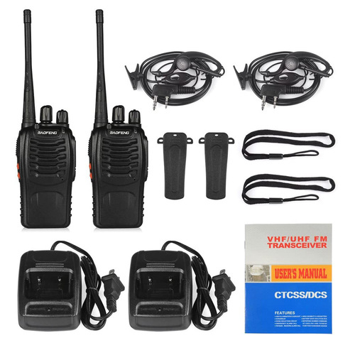 BF-888S Walkie-Talkie Baofeng Walkie-Talkie Baofeng 888 Compact and Portable Cross-Border Chinese Version English