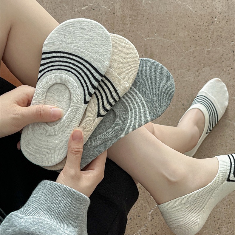 summer thin breathable invisible fresh socks