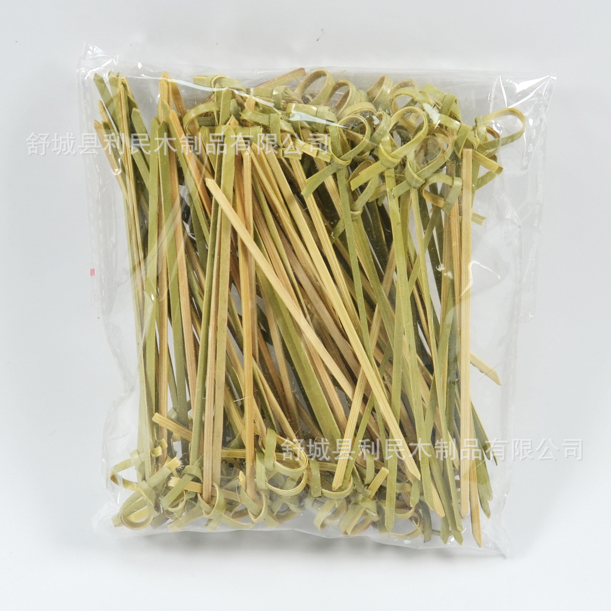 Palo de La Flor palo de bambú verde personalidad creativa desechable palo de fruta tijeras palo rojo y negro palo de la flor 100 unids/bolsa