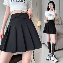 网红百褶裙女2025新款夏天百搭超短裙显瘦半身裙胖mm高腰a字裙子