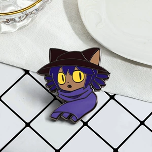 Neon Enamel Pin Role-Playing Game Peripheral Badge Puzzle Adventure Game Character Lapel Pin Accessory
