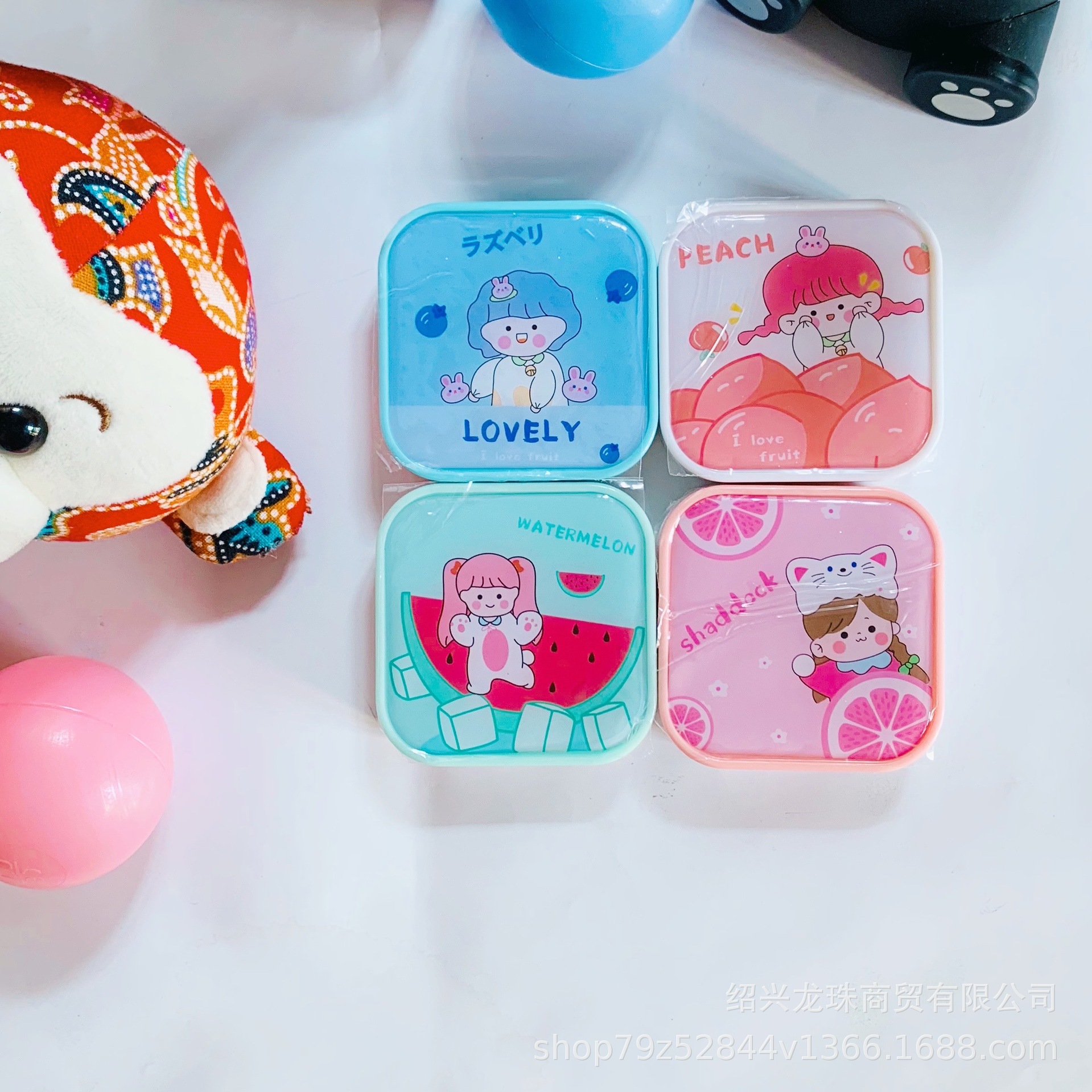 隐形眼镜盒/美瞳盒/双联盒/伴侣盒 可爱卡通 镜盒 收纳盒