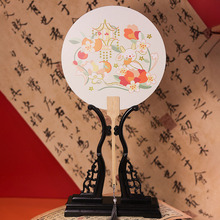 新中式团扇古风扇子圆扇古风团扇汉服扇子中国风扇子儿童团扇批发