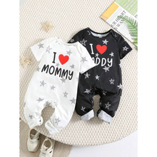 O 28486 Cartoon short sleeve baby romper ��ͨ����Ӥ��������