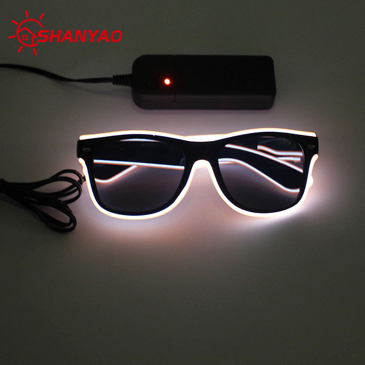 Gafas de Sol Luminosas EL de Luz Fría de ABS para Bares y Fiestas image 4