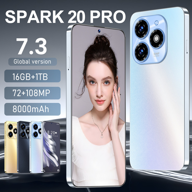 Cross-border hot-selling large-screen mobile phone Android smart large battery new cross-border mobile phone all-in-one large memory single