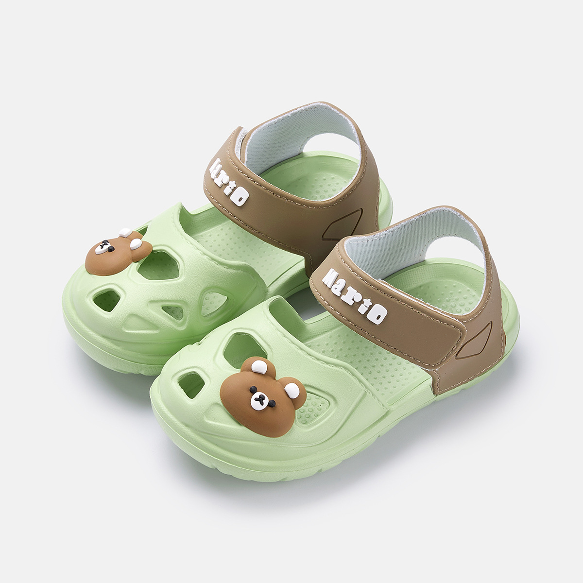 Happy Mary sandalias de verano para niños zapatos de agujero para niños niñas sandalias de Punta cerrada niños sandalias de agujero zapatos de playa image 9