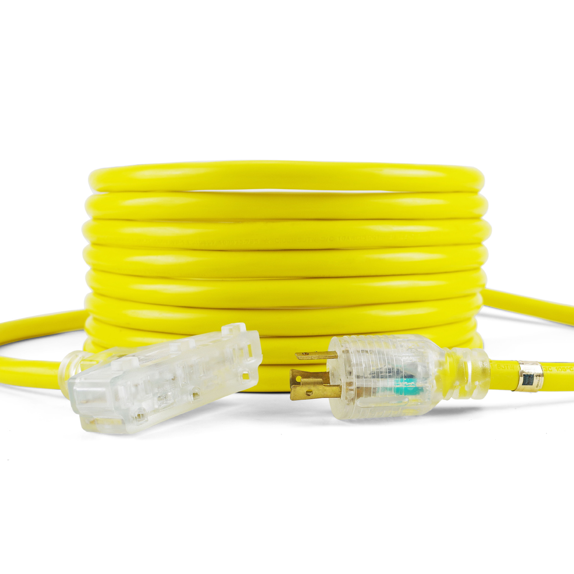 Cable de alimentación generador estándar americano L5 - 30P 5 - 15R3 toma de corriente médica transparente