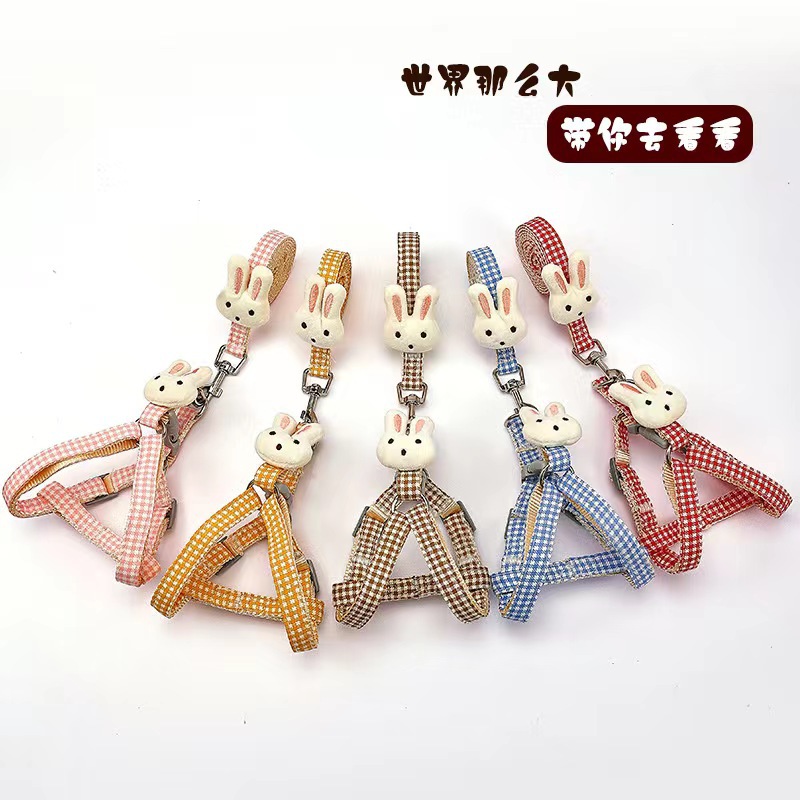 Nuevo tipo de cuerda de tracción para perros cinturón de pecho chaleco tipo mascota cuerda de paseo para perros pequeños y medianos perros Shiba Fadu Corky anillo de cuello