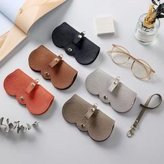 新品PUサングラスバッグポータブルメガネケースサングラス保护カバーかわいいメガネクリップ女性シンプルメガネバッグ