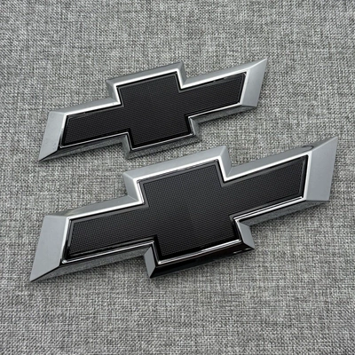 Applicable to Chevrolet Cruze Car logo - front-label-back-label-silver-black