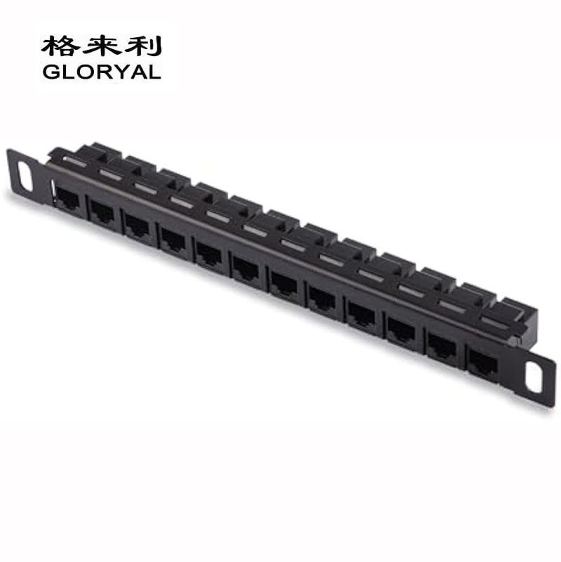 Supply Category 5E and Category 6 12-Port Empty Patch Panel 12-Port Unshielded Network Patch Panel
