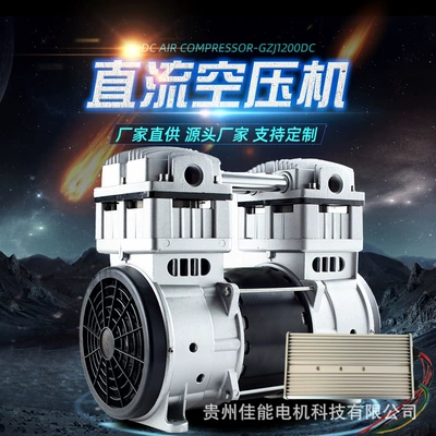Jinsui Technology 24V48V72V1200W Vehicle-Mounted Dc Compressor Silent Micro Air Pump Small Air Compressor