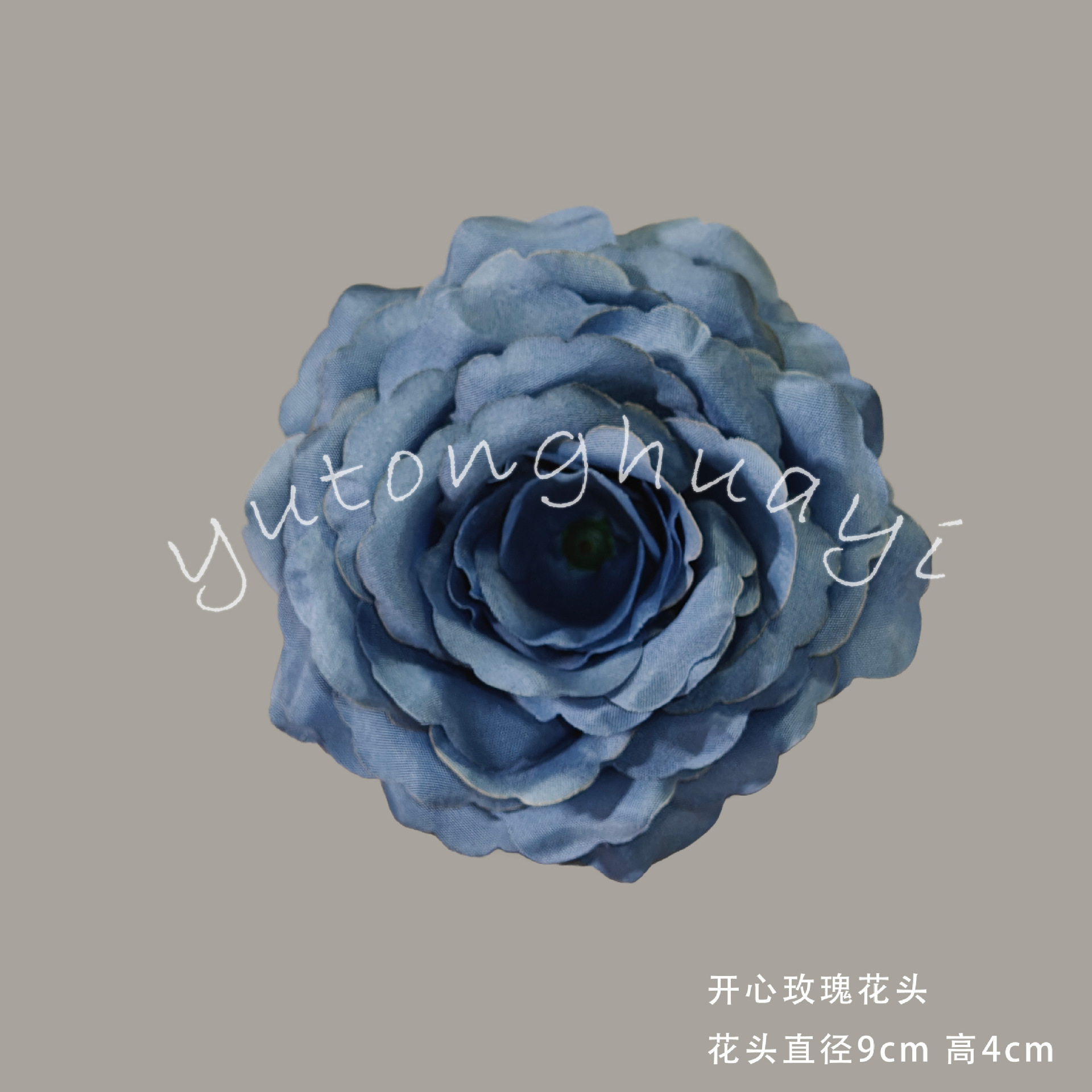 Happy rose flower-fog blue