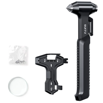 glass breaker, vehicle self-defense hammer, Qəza çəkici