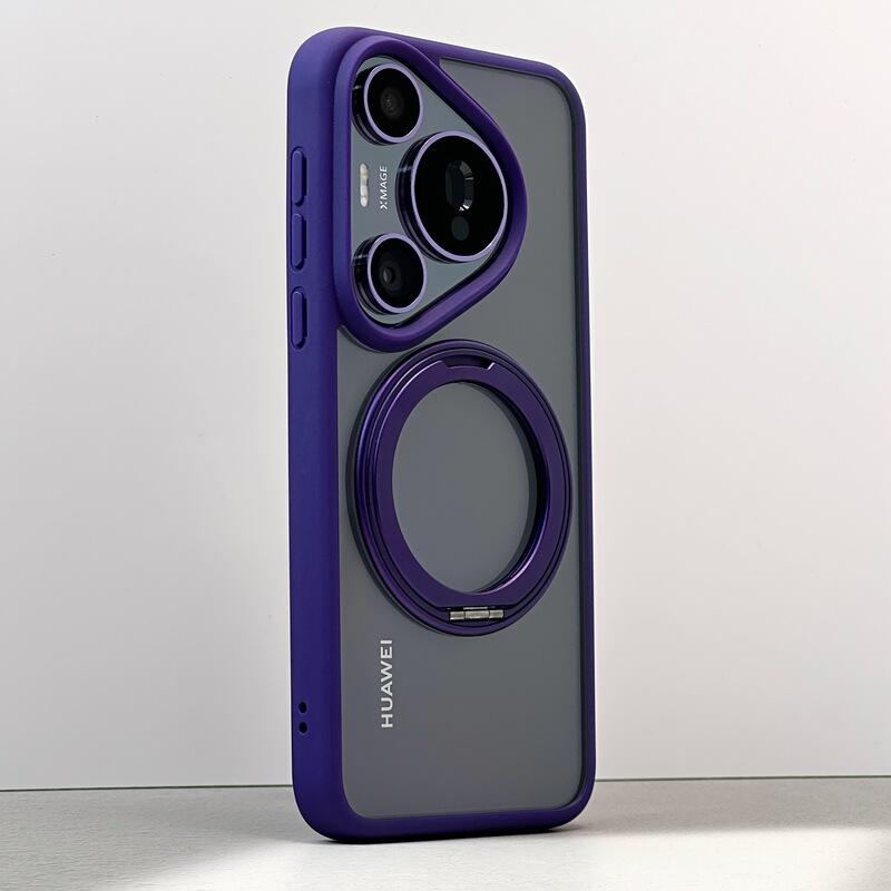 適用華為Pura70Ultra回転360スタンド磁気吸引携帯ケース高透P70Pro転倒防止保護カバー|undefined