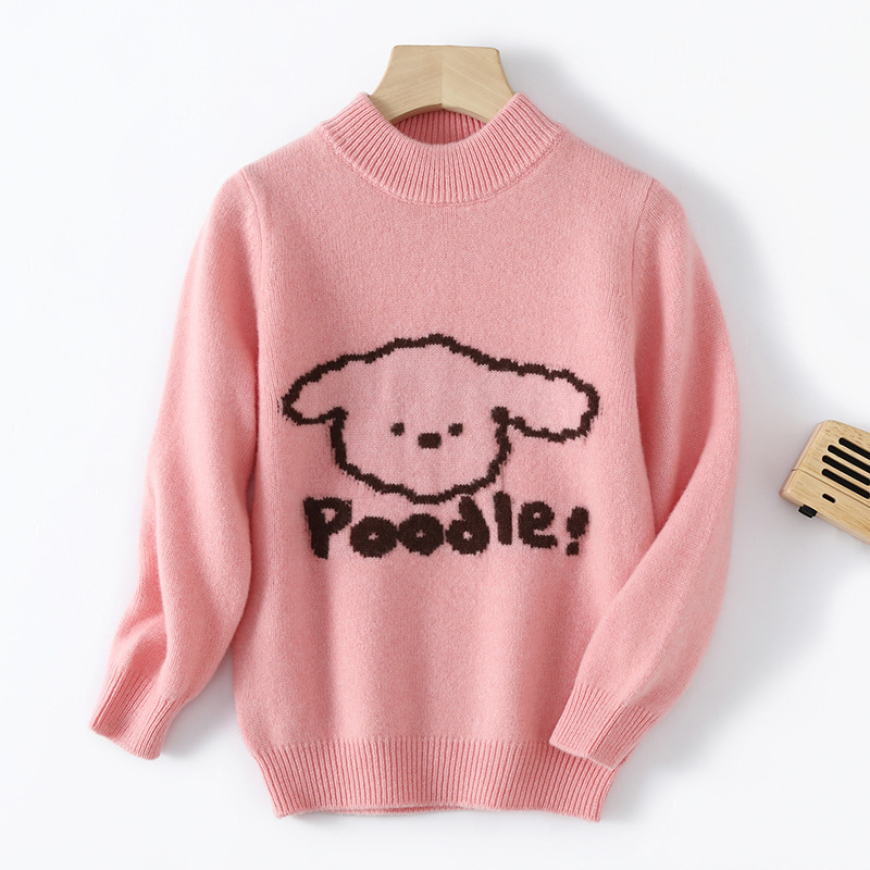Demi-season cartoon children's fashionable knitted sweater with a…