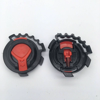Electric Vehicle Helmet Accessories Chin Buckle Clip Fixed Cover Bunny Ears Contact Customer Service for More (Dəbilqə (Kaska) aksesuarları) - 01a-pair-of-five-speed-lens-fixed-bases-red