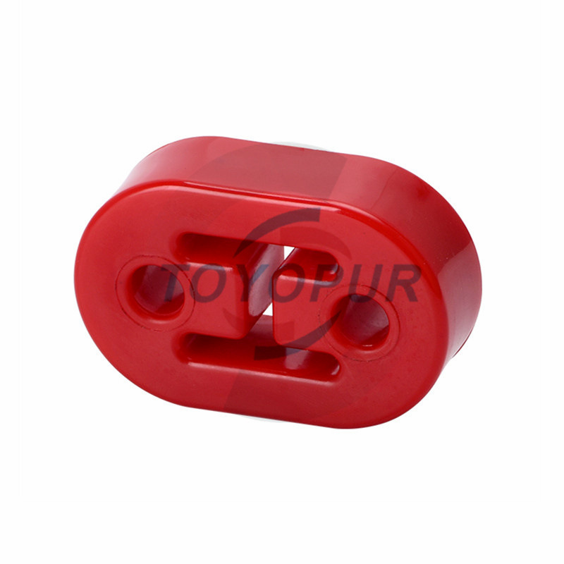 Exhaust Pipe Hanger Rubber Silencer Damping Mh24 Pur Mounting Bracket Buffer Rubber Auto Parts