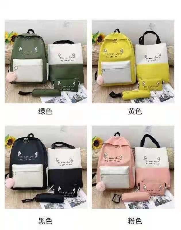 Junior high school student schoolbag gir...